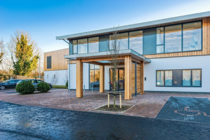 Front entrance of Arthur Rank Hospice