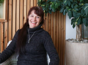 Karin Living Well patient at Arthur Rank Hospice Charity