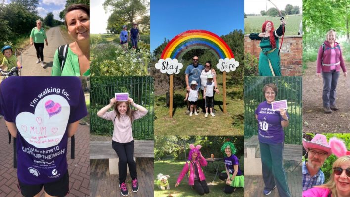 Participant photos from Star Shine Walk 2020