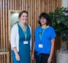 Dr Sarah Grove and Dr Lorraine Petersen in the Hospice's Sanctuary