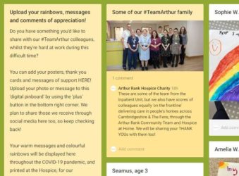 Arthur Rank Hospice's Online Notice Board