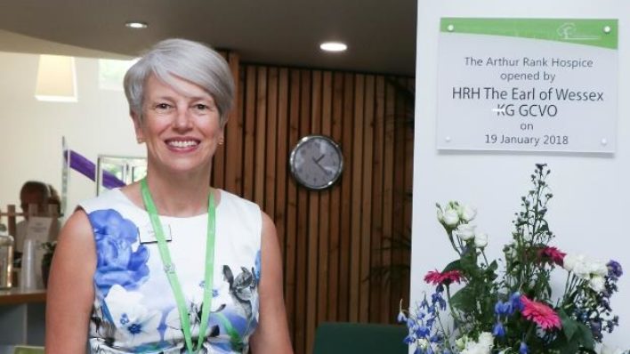 Sharon Allen OBE CEO of Arthur Rank Hospice Charity