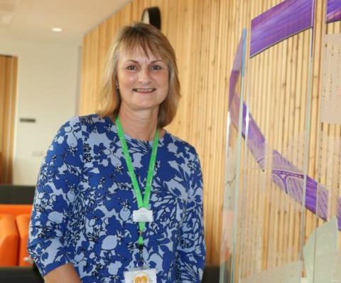 Finance Manager Lynne Hays at Arthur Rank Hospice Charity