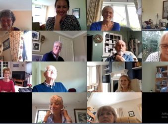A video chat of our Caring Communities Volunteers