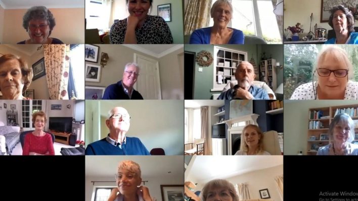 A video chat of our Caring Communities Volunteers