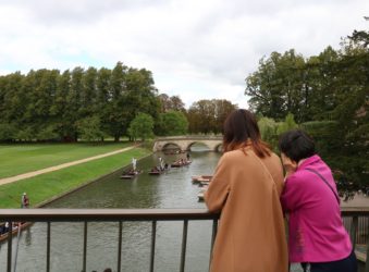 Groups and families enjoying the sights of Bridge the Gap Walk around Cambridge, in previous years.