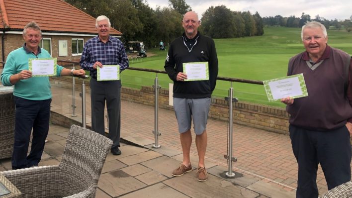 golf day winners for Arthur Rank Hospice Charity