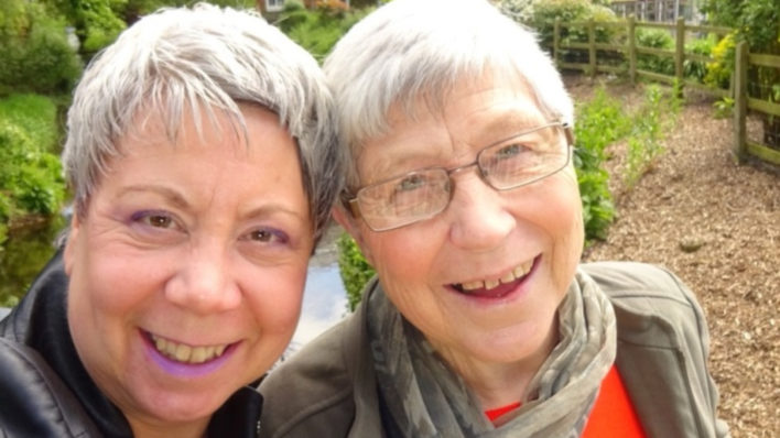 Denise with her Mum Margaret