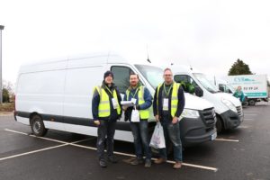 Photos of last year’s volunteers on their ‘treasure hunt for trees’. Volunteers are essential to the success of Arthur Rank Hospice Charity’s Christmas Tree recycling scheme, which takes place after the festive break on Thursday 7, Friday 8, Saturday 9 and Sunday 10 January.