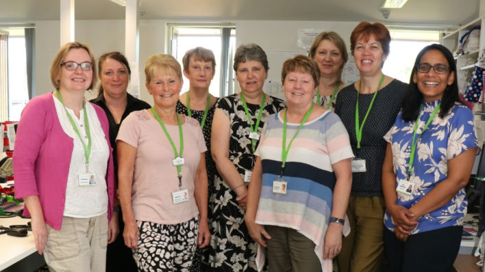 Team Photo - The Arthur Rank Hospice Community Team are celebrating winning The Care and Compassion NHS Parliamentary Award for the East of England.