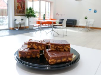 Chocolate Biscuit Cake at Arthur Rank Hospice Bistro