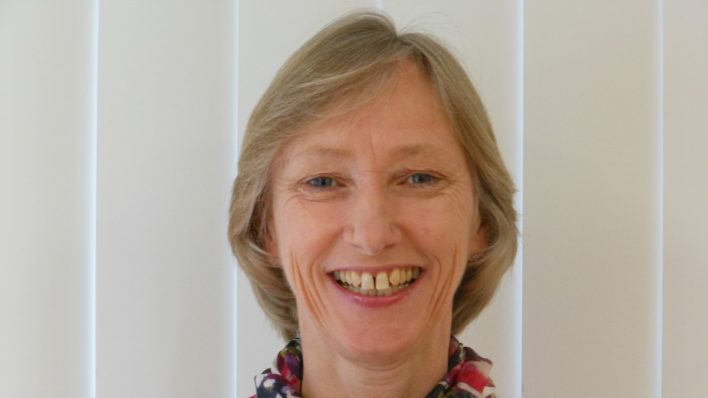 Trustee Julia Curtis at Arthur Rank Hospice Charity