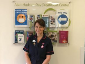 Claire Walpole Specialist Palliative Care Nurse Alan Hudson Day Treatment Centre for Arthur Rank Hospice Charity