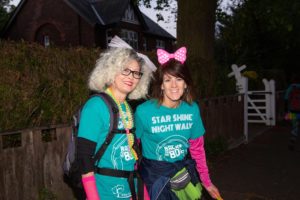 2 women dressed up for Star Shine Night Walk