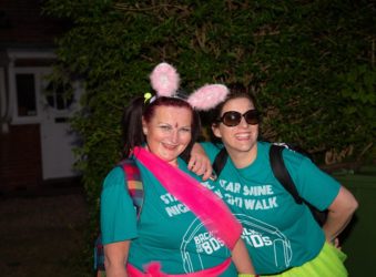 2 women dressed up for Star Shine Night Walk