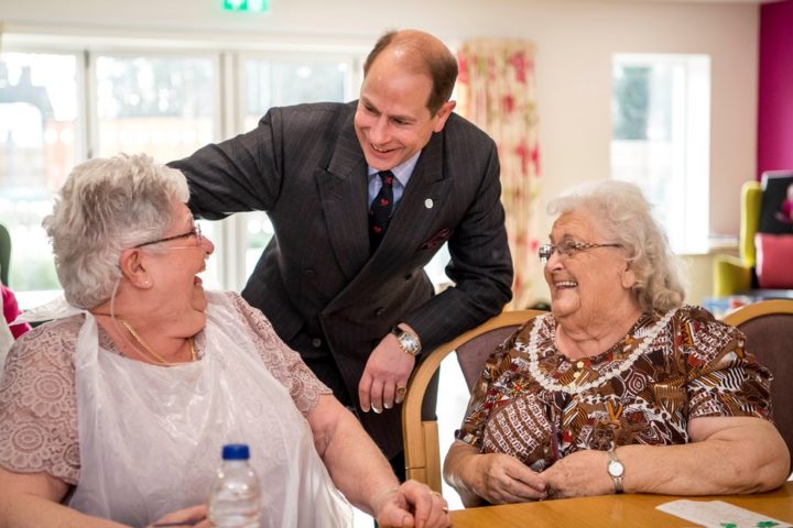 Earl of Wessex at Arthur Rank Hospice . Picture: Keith Heppell