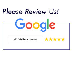 Please Review Us! logo for Google, inviting your review