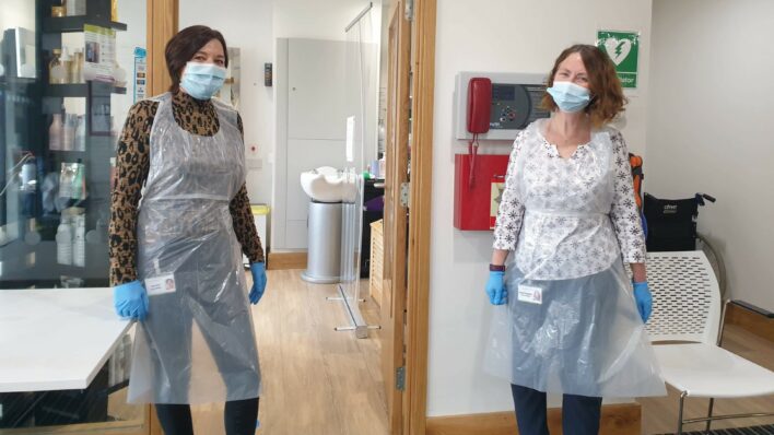 Jackie and Sharon become firm friends during a new volunteer visitor testing role at Arthur Rank Hospice Charity.