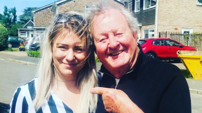 Caroline And Her Dad Having Fun