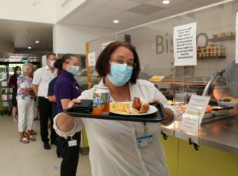 Carly celebrates the Midsummer Day special menu in the Bistro