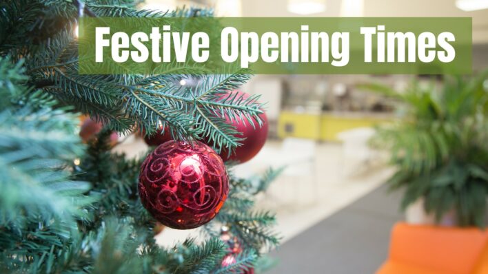 Festive Opening Hours 2021/2022 – Shops, Bistro & Salon - Arthur Rank Hospice Charity