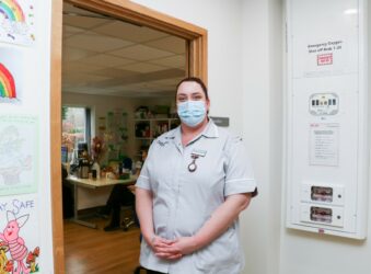 Kate Barry, Nursing Associate Trainee in the Inpatient Unit at Arthur Rank Hospice Charity