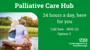 Information poster for palliative care hub