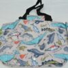 Eco Chic Large Recycled Cool Bag – Sea Creatures Grey
