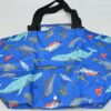 Recycled large cool bag with sea creatures