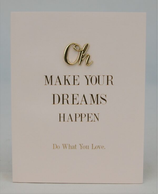 Hearts Designs Notebook – Make Your Dreams Happen