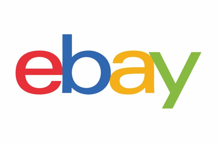 ebay logo in colours red, blue, yellow, green