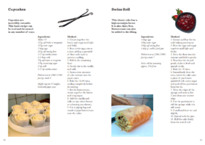 Cup cakes and swiss roll recipe 