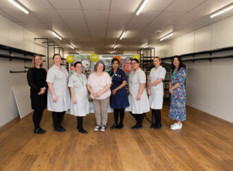 Cambridge North Nurses and Healthcare Assistants with March shop staff and volunteers