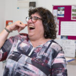 Female laughing