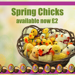 Knitted chicks