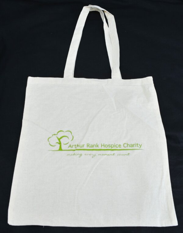 Arthur Rank Hospice Charity Tote Bag In Unbleached Woven Cotton