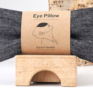 Blasta Henriet Wheat Eye Pillow – 100% European Linen Outer,100% Cotswold Wheat Filling (Herringbone Weave)