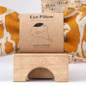Blasta Henriet Wheat Eye Pillow – 100% European Linen Outer,100% Cotswold Wheat Filling (Yellow/Natural)