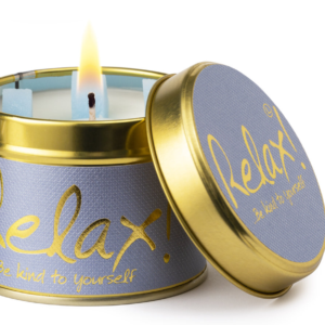 Lily-Flame "Relax" Scented Candle In Tin (Approx. 35 Hours Burn Time)