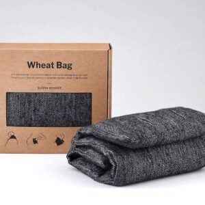 Blasta Henriet Wheat Bag - 100% European Linen Outer,100% Cotswold Wheat Filling (Herringbone Weave)