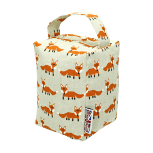 Wheat Bag Company Door Stop With Fox Design - Made in Wiltshire, England
