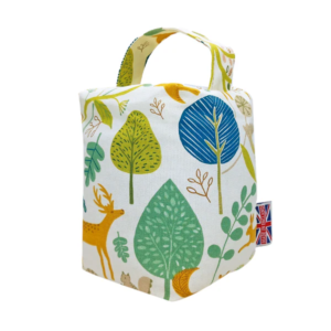 Wheat Bag Company Door Stop With Scandi Woodland Design - Made in Wiltshire, England