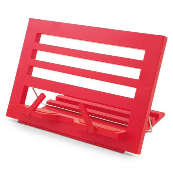 Brilliant Reading Rest - Perfect For Books, Magazines, Tablet Computers And More (Red)