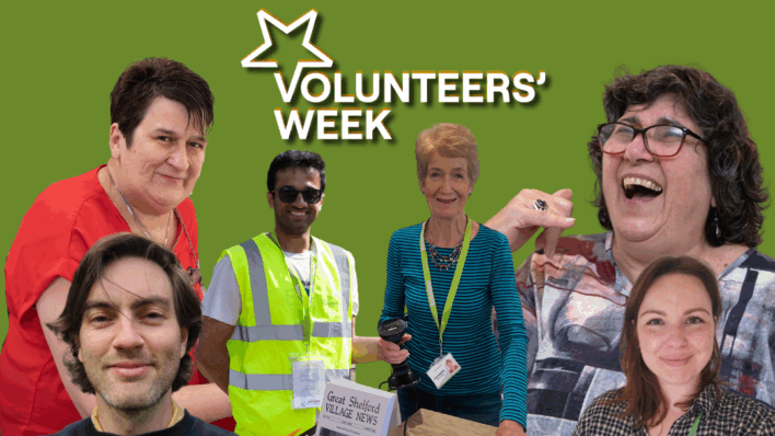 Males and females and volunteers week logo