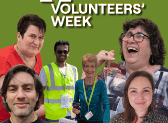 Males and females and volunteers week logo