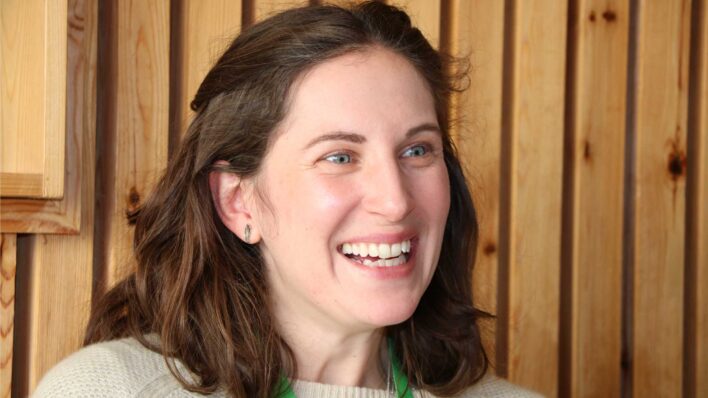 Female smiling with dark hair