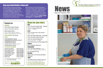 Summer Newsletter - nurse on front page