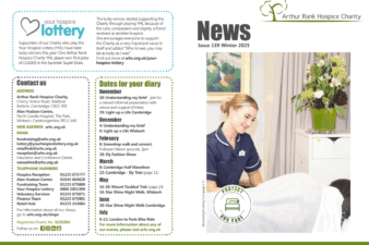 Front and back image of newsletter