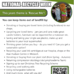 National Recycle Week Handout