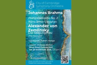 City of Cambridge Symphony Orchestra poster